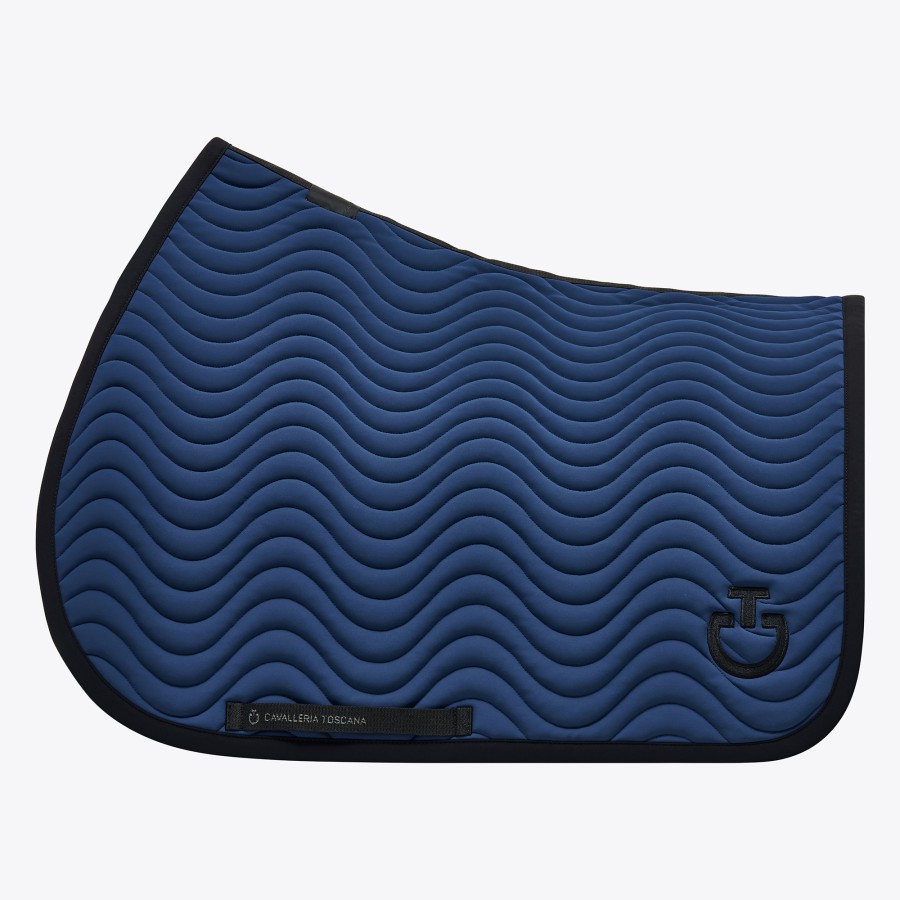 Cavalleria Toscana Velvet saddle pad 8999 Dark Grey