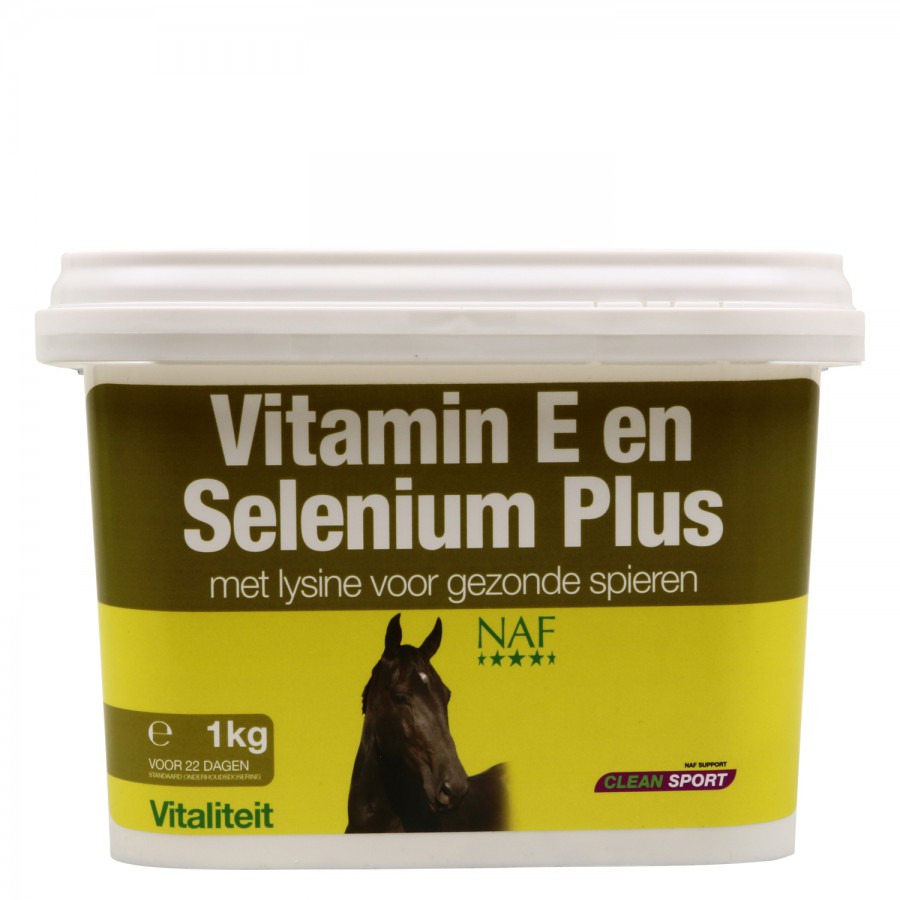 Omhoog Uitgaand bescherming NAF Vitamine E & Selenium plus poeder | RUITERSPORT DEHERTOGHE Lydia